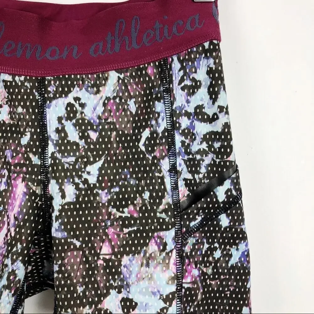 Lululemon What The Sport Bikers Shorts  Purple 2